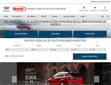 Tablet Screenshot of masseycadillacsouth.com
